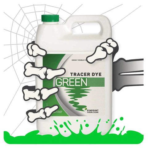 Green Tracing Dye That Really Pops Highly Visible Fluorescent Leak Detection Dye 1 Gallon Great For Septic System Analysis