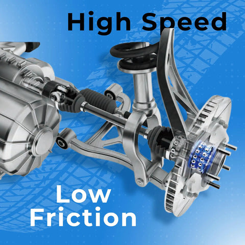 6 Lug Front Wheel Hub And Bearing Assembly NT515054, mechanical components illustrating hub structure and friction features