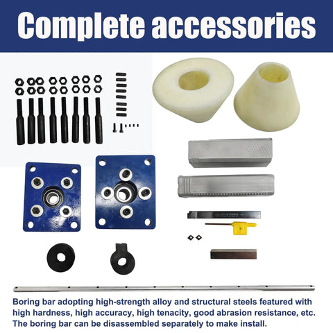Your Go To Portable Line Boring Machine With 1600mm Boring Bar And 110V AC Servo Motor For On Site Hole Drilling accessories kit