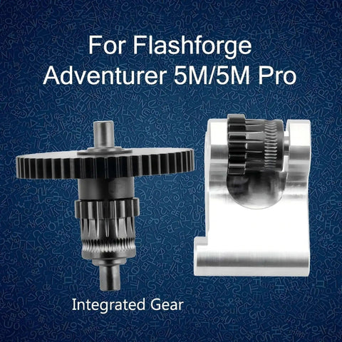 AD5M Extruder Gear Kit For Adventurer 5M Series Upgrade with molded steel gear front view