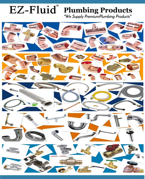 EZ-FLUID 10-Pc 1/2 in LF Propress copper 90-degree elbow fittings for residential/commercial plumbing