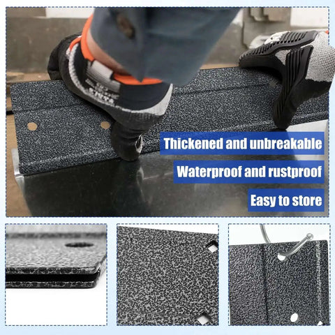 12 Inch Sheet Metal Bender With Dual Folding Depths 3/8 And 1 Inch, handy metal tool demonstrated on sheet with keywords displayed