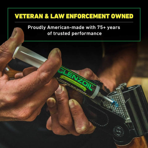 Synthetic Gun Grease Syringe For All Types Of Firearms And Guns, Heavy Duty Lubricant, 0.5 Oz, applying lubricant to firearm