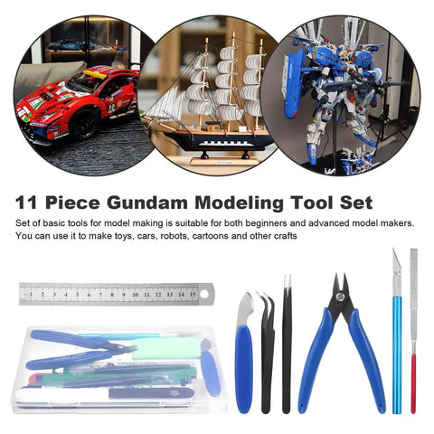 Basic Assembly Kit 11 Piece Gundam Model Tool Kit For Basic Assembly And ...
