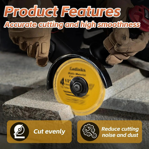 4 Pack Four And One Half Inch Electro Plated Diamond Grinding Wheel Set For Angle Grinders in use cutting stone