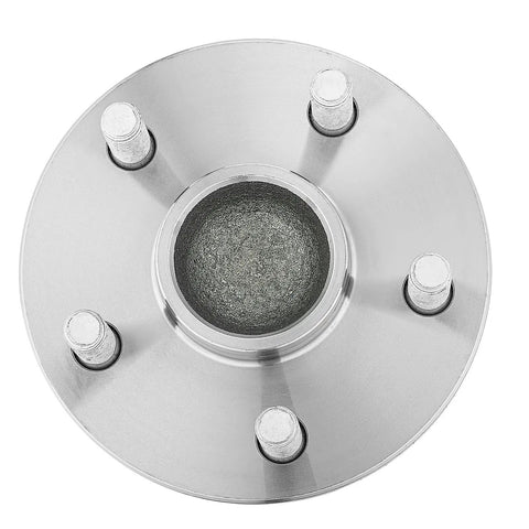 Top view of Pair Rear Wheel Hub Bearing Assembly For Toyota Corolla 2003 2008 Prius 2004 2009 Matrix 2003 2008 FWD Pontiac Vibe 2003 2008 FWD Scion tC 2005 2010 FWD With Plug And Play Easy Install And OEM Quality, showing 5-lug circular design and ABS cap.