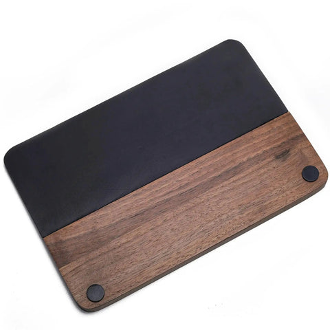 54mm Espresso Tamping Mat And Pro Grade Desk Ready Tool Organizer For Breville Espresso Machines Walnut Wood And Leather Tamp Station