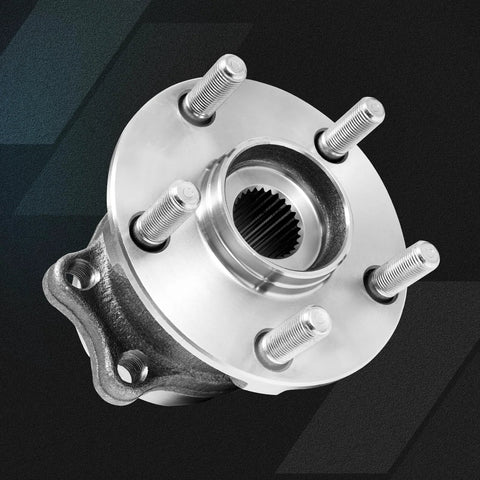 Close-up view of 2 Pcs Rear Wheel Bearing And Hub Assembly For 5 Lug Vehicles That Is Your Go To Replacement, Driver And Passenger Sides.