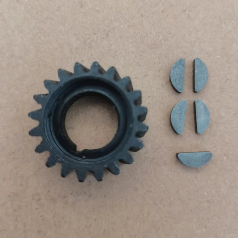 1 Piece Small Bevel Wheel And 5 Woodruff Keys For 66cc 80cc 2 Stroke Engine Motorized Bike Fits Upgrade Kit For Rebuild