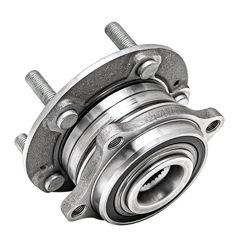 2Pc Rear Wheel Bearing Hubs Assembly For AWD Hyundai Veracruz 07 12, Santa Fe 07 20, Santa Fe Sport 13 18, Santa Fe XL 13 19, Kia Rondo 14 17, Sorento 11 15, side view