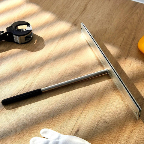 Sheet Metal Folding Hemming Tool For Standing Seam Roof Panels And HVAC Ducts, 15.25 Inch Metal Bender on wooden surface