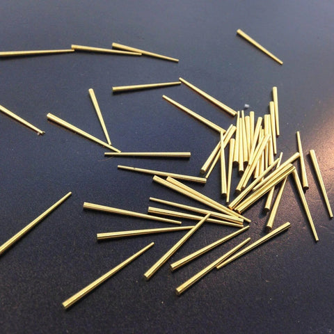Brass Tapered Clock Repair Pins Set Of 50 Sizes.030 To.065 Inches Each 1 Inch Long For Precision Movement Repairs