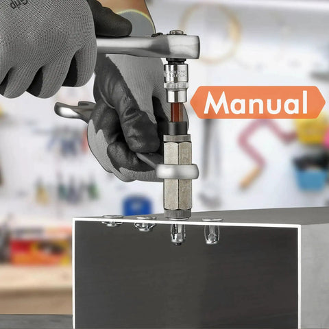 Pro Grade Beefy Jack Nut Installation Tool Set For Thin Metal And Plastic Surfaces Hand Thread Insert Kit in use