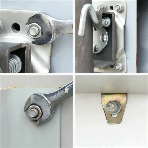 Installing 304 stainless steel nuts with wrench, Metric Hex Nut Set, 145-Piece Assortment Kit With 7 Sizes M3-M12