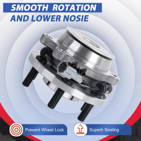 Front Wheel Hub Bearing Assembly for 2WD Nissan Frontier Pathfinder Xterra and Suzuki Equator 6 Lug ABS Compatible OE 515064 SP4507