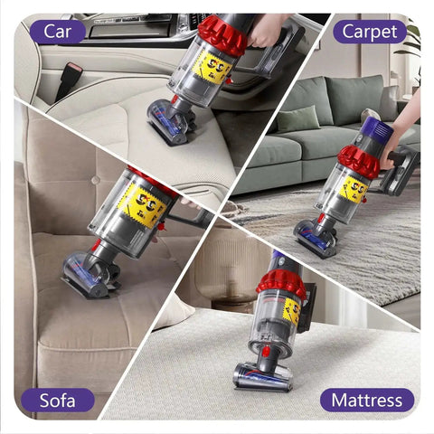 Mini Motorized Vacuum Brush Head For Dyson V7 V8 V10 V11 V15 cleaning car, carpet, sofa, mattress; pet hair removal attachment.