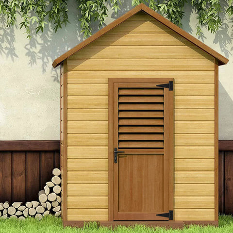 Wooden shed with door featuring 10 Inch T Strap Heavy Duty Door Hinges Black Tee Hinge For Wood Fences Gardens Barn Doors And Gates