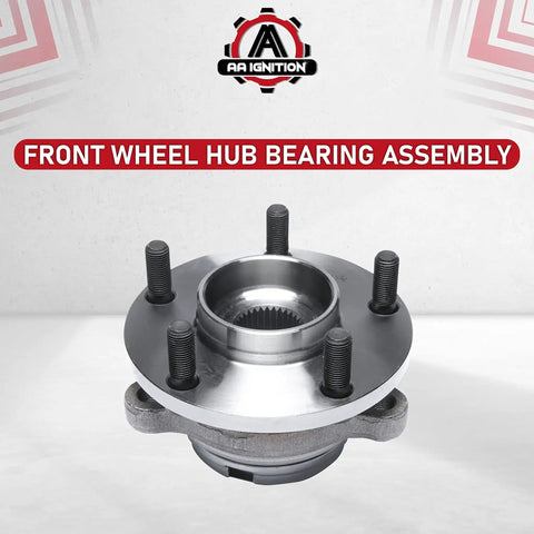 Front Wheel Hub Bearing Assembly For Infiniti And Nissan Vehicles Including QX60 JX35 Altima Maxima Pathfinder Replaces 513296 951403 402023JA1A For A Smooth Quiet Ride And Easy Install.