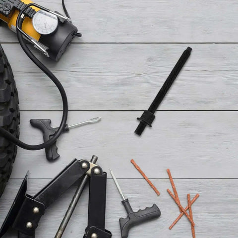 Heavy Duty Crankshaft Pulley Removal Tool Kit For Automotive Engine Repair, Bearing Puller And Crank Pulley Extractor on wood surface