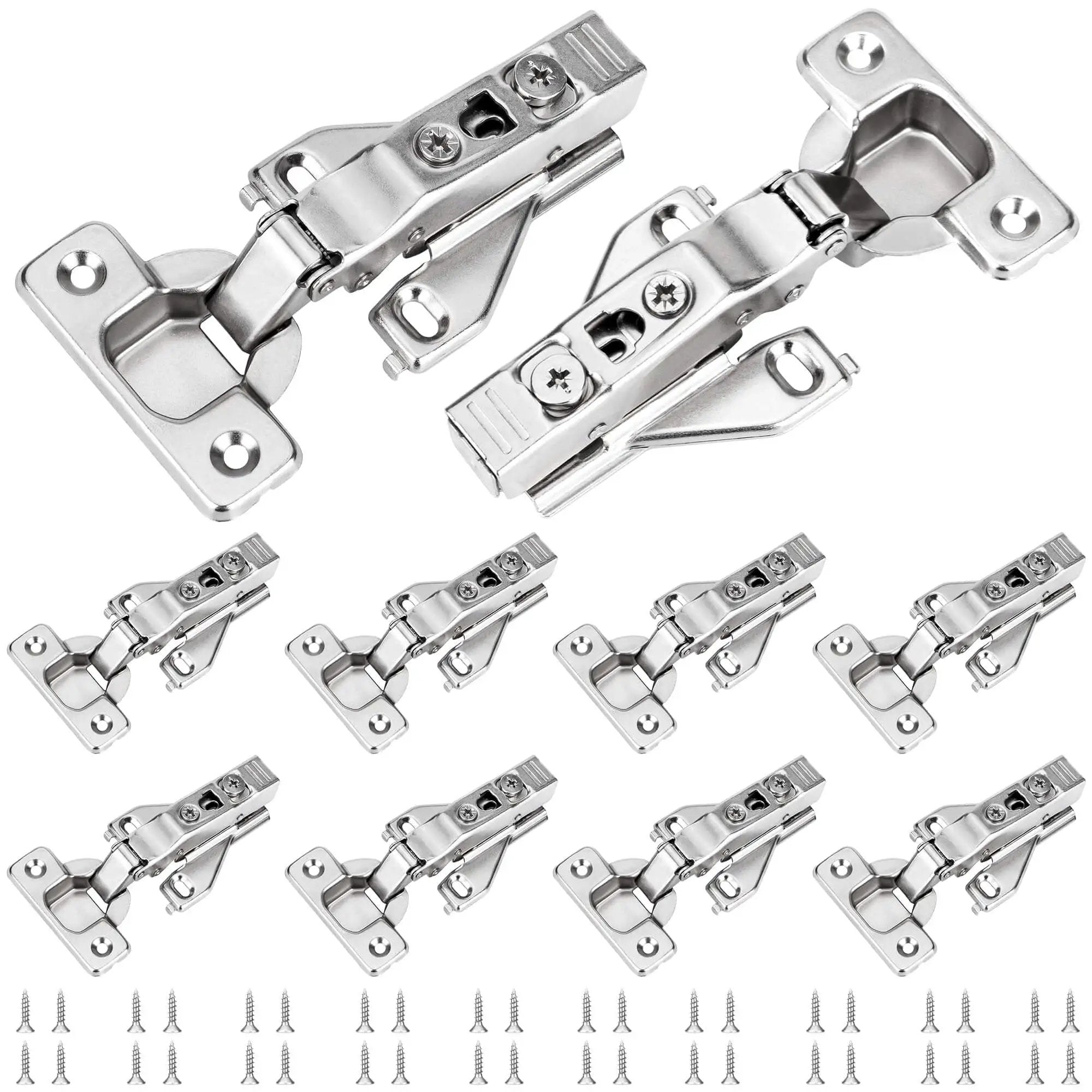 10 Pack Half Inch Overlay Face Frame Soft Close Hidden...