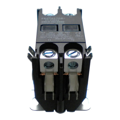 Two Pole 40 Amp Contactor With 24 Volt Coil Direct Replacement For Rheem Ruud Weatherking 42-42139-13 front view