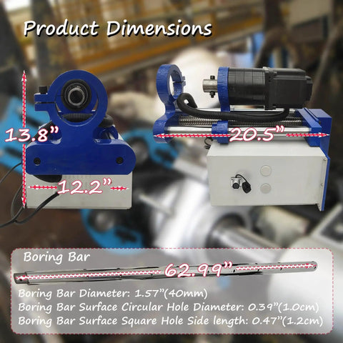 Portable Boring Machine With Control Handle For Excavators And Cranes 110V, Boring Diameter 45MM To 160MM, Detachable Head
