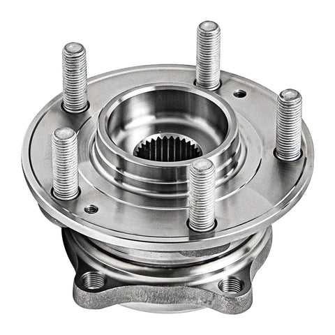 Front Or Rear AWD Wheel Bearing Hub Replacement Direct Fit For Hyundai Santa Fe 2007 To 2020, 5-bolt design, square flange.