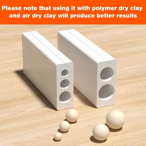 Round Polymer Clay Bead Roller Kit For DIY Jewelry Making Bead Roller Tool For 6mm 8mm 10mm 12mm And 14mm Beads showing bead molds