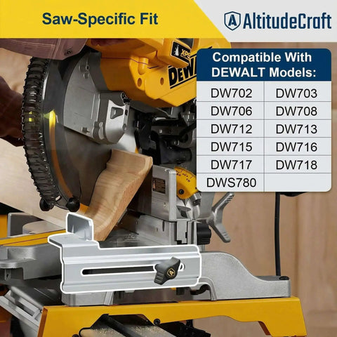 Crown Stops For Miter Saw That Make 45 Degree Crown Cuts A No Brainer Heavy Duty Crown Molding Jig By AltitudeCraft on DEWALT saw
