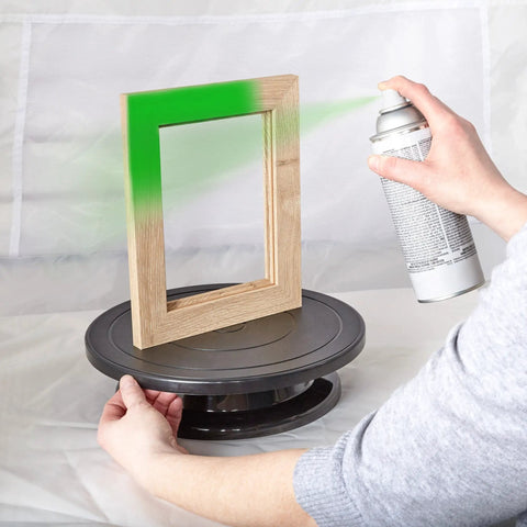 Revolving Paint Spray Turntable with 11 Inch Round Platform for Spray Painting Projects and Crafting Smooth 360 Degree Rotation