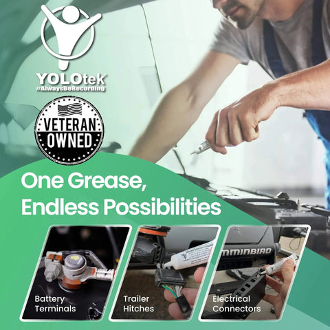 Silicone Dielectric Grease 10g For Automotive And Marine Electrical Connections, Spark Plugs, Battery Terminals, And Connectors