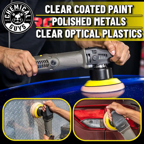 TORQX Dual Action Random Orbital Polisher For Cars, Trucks And SUVs, Pro Grade Auto Buff Tool With 700W Motor in use