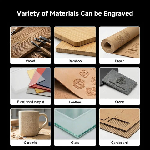Foldable 7000mW Laser Engraver With 200x150mm Working Area for wood leather acrylic engraving on various materials