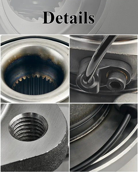 Close-up details of 2Pcs Front Wheel Bearing And Hub Assembly For 2005-2010 Grand Cherokee And 2006-2010 Commander With ABS