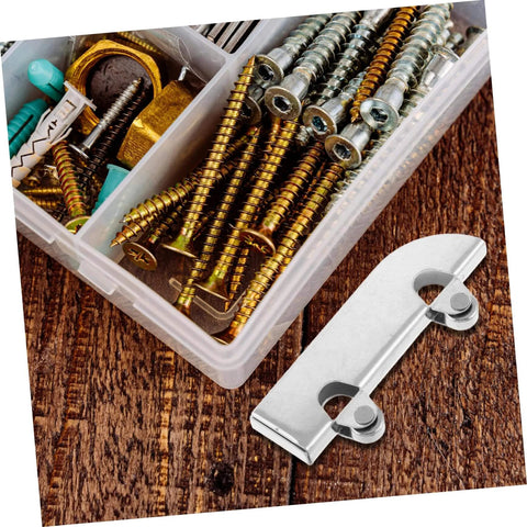 Heavy Duty Stainless Steel Sliding Door Bottom Wheel Set 4 Piece Track Rollers next to assorted screws and anchors