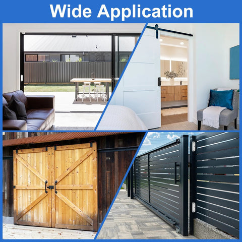 uxcell hinge filler plates collage for home doors: sliding glass door, interior door, wooden gate, metal fence.