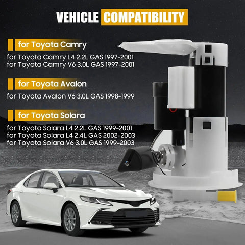 Direct Fit Electric Fuel Pump SP9157M Replacement For Toyota Camry 1997 2001 Avalon 1998 1999 Solara 1999 2003