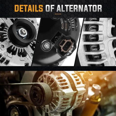 Alternator Replacement Compatible With 2011 2012 2013 2014 F-150 5.0L 12V 3.6kW Plug And Play, CW Rotation details