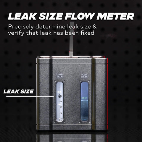 Ventus Smoke Machine Leak Tester for EVAP and Vacuum Systems with built-in flow meter display on front view
