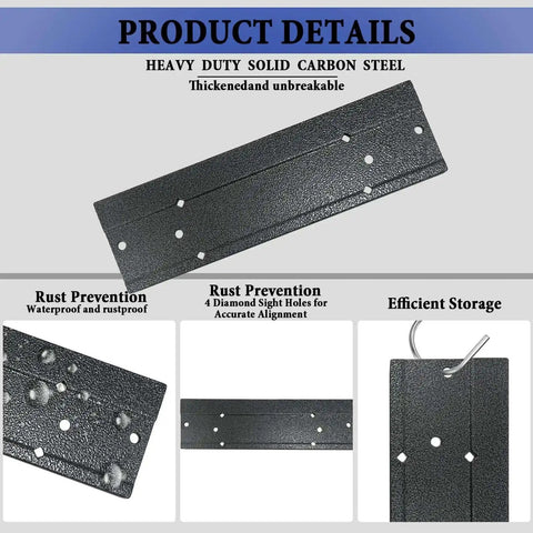 12 Inch Folding Sheet Metal Bending Tool For HVAC Pros With Three Eighths Inch And One Inch Fold Depth Duct Bender Hand Tool