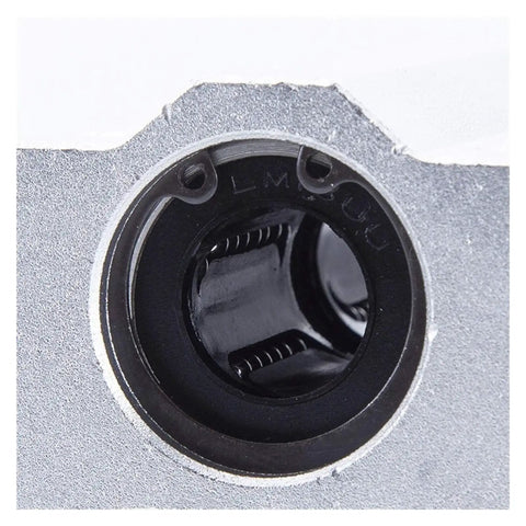 Close-up of metal linear motion bearing from Two Pack Linear Motion Bearing Slides SCS8UU SCS10UU SCS12UU SCS16UU 8 To 16mm length