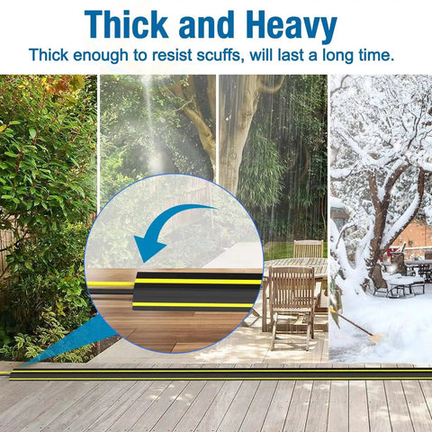 10 Foot Floor Cable Cover Protector Pro Grade Heavy Duty PVC Duct Easy To Unroll And Route Cables, outdoor use example