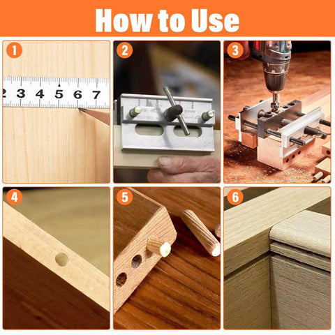 Instructions on using the 100 Pack Wooden Dowel Pins Kit For DIYers And Furniture Repair In Genuine Imperial Size One Quarter Inch By One And One Sixteenth Inch Fluted Wood Dowels For Woodworking Projects