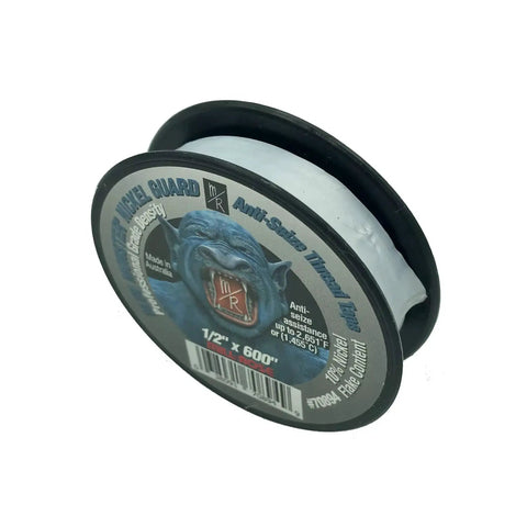 Nickel Guard Anti Seize PTFE Thread Seal Tape For Stainless Steel Pipe, 1/2-inch x 600-inch roll, with label visible