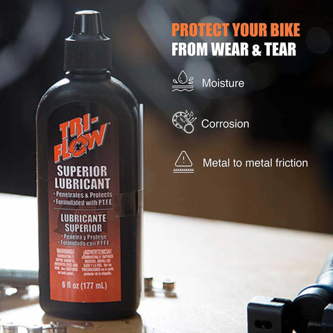 PTFE Spray Lubricant For Metal Parts, Aerosol Teflon Lube That Reduces Friction And Wear, Easy Apply 6 Oz Can, shown on table