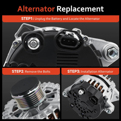 Beefed Up 150 Amp Alternator Replacement Fits 2014 2015 Kia Optima 2.0L 2.4L 2012 2014 Kia Sorento 2.4L 2013 2016 Hyundai Santa Fe Sport