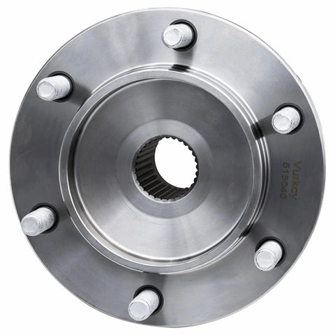 Front view of Front Left And Right Wheel Bearing Hubs Assembly For Toyota 4Runner Tacoma FJ Cruiser And Lexus GX460 GX470 With ABS 6 Lug Bolts