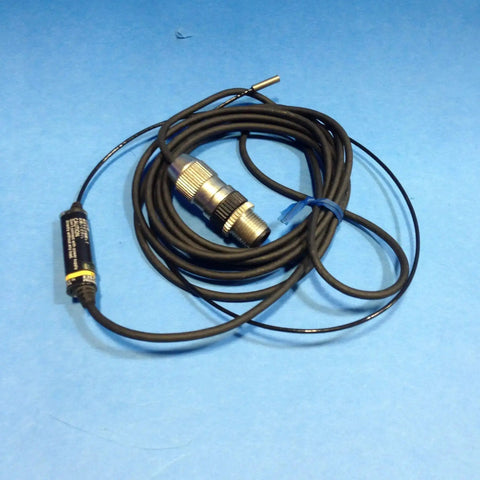 Inductive Proximity Sensor E2EC CR8D1 Shop Floor Ready 0.8mm Sensing Range 10 to 30V DC NO Output Panel Mount coiled cable
