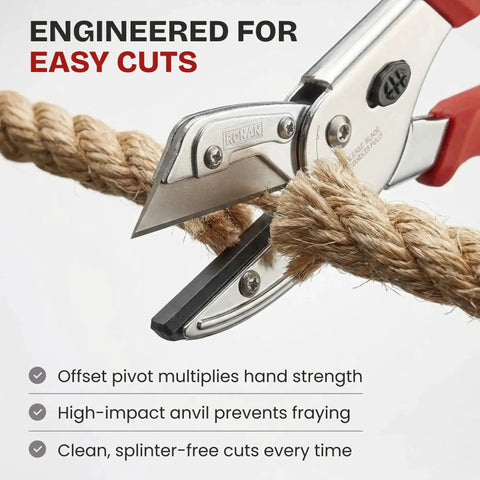 Versatile Quick Change Utility Cutter With Razor Sharp Multicut Blade For Pros And DIY Ronan Multicut Cuts Cable, Wood, Carpet