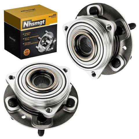 2X Front Wheel Bearing Hub Assembly For Jeep Wrangler 2018 To 2023 And Jeep Gladiator 2020 To 2023 Non ABS 5 Lug Compatible